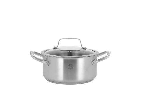 Pillivuyt Gourmet Roya Gryde med Glaslåg – Køkkenmusthave!