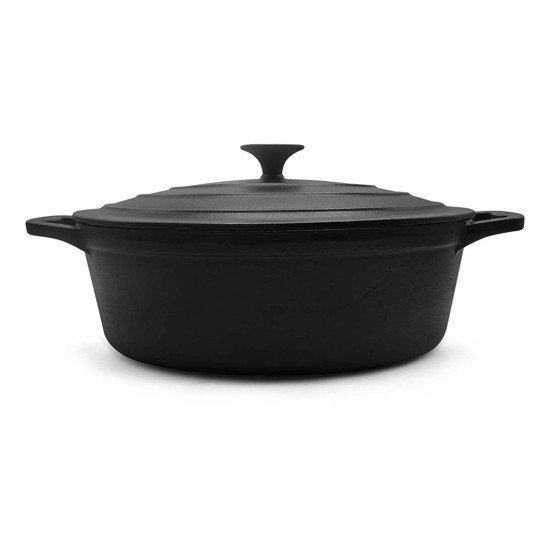 Oval Støbejern Gryde Med Låg Fra Mller Liter Hurtig Levering - Müller Kitchenplus - 3800139289706