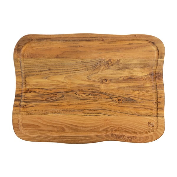 Raw Skærebræt Med Saftrille Teak - Raw Kitchenplus - 5709554154737