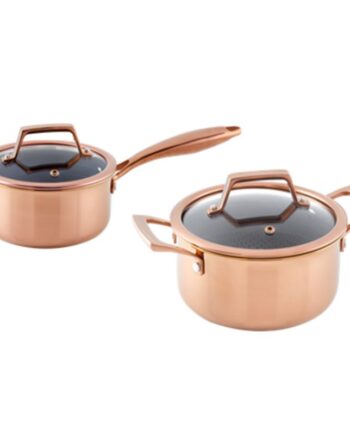 H Santo Sæt Kasserolle & Gryde Med Låg Hybridbelægning Rose Gold - HÃ¢ws Santo Kitchenplus  - 5712087103998
