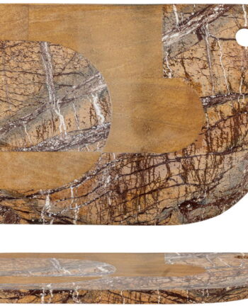 Abrianna Skærebræt Brun Marmor - Bloomingville Kitchenplus  - 5711173334148