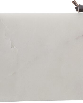 Hvid Skærebræt Bloomingville Jotkirn Marmor Med Guldkant Lædersnor 15 - Bloomingville Kitchenplus  - 5711173189830