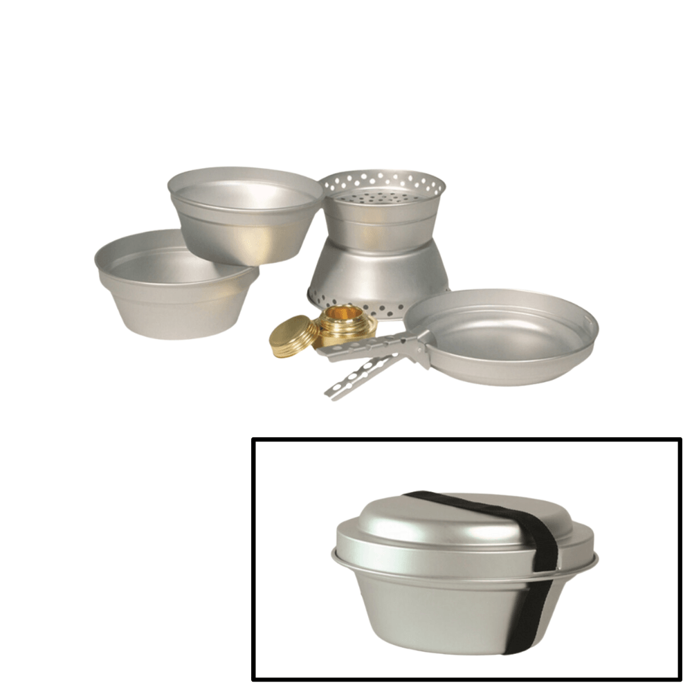 Kogegrej Outdoor Alu Gryder Pande Brænder Mil Tec - Mil-tec Kitchenplus - 4046872180118