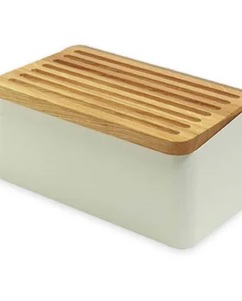 Hvid Legnoart Crispy Brødkasse Med Skærebræt - Legnoart Kitchenplus  - 8032732823000