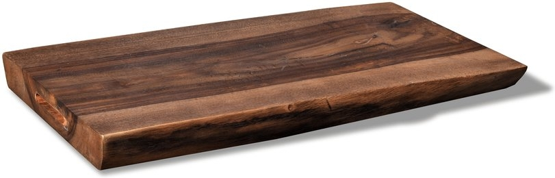 Mørk Natur Skærebræt Obuzi Steel The Beast Massivt Rosentræ Kant - Obuzi Kitchenplus