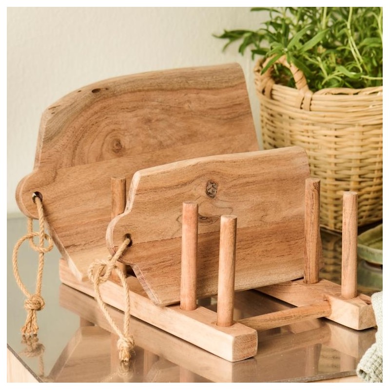 Holder Skærebrætter Akacietræ Laursen : - Ib Laursen Kitchenplus - 5709898382247