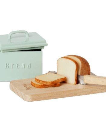 Maileg Brødboks Skærebræt Kniv Miniature - Maileg Kitchenplus  - 5707304114963
