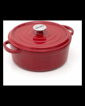 Paleo Rund Gryde Rød Ø28 Gryde 37900002080 - Paleo Kitchenplus  - 8680131810178