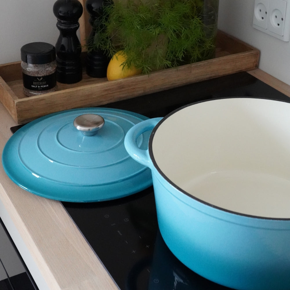 Emaljeret Støbejerns Gryde Liter - Qookware Kitchenplus